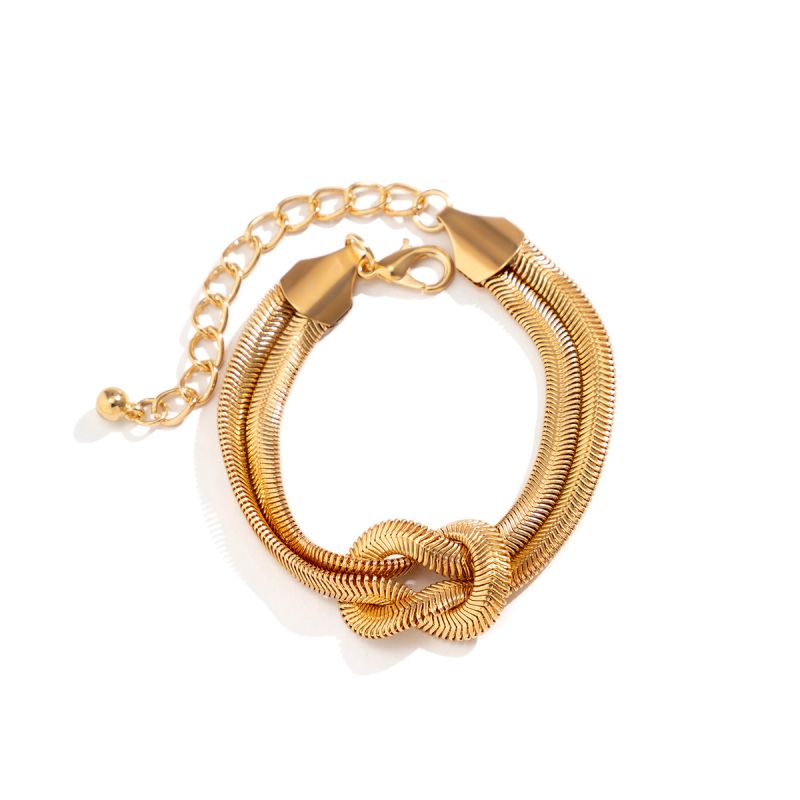 Snake Shaped Double Layer Bracelet