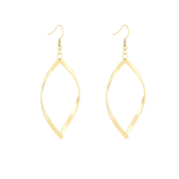 Twisted Diamond-Shaped Earrings