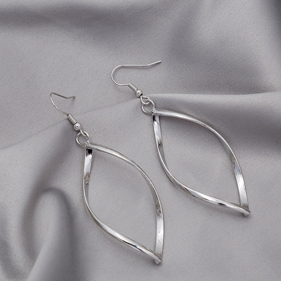 Twisted Diamond-Shaped Earrings