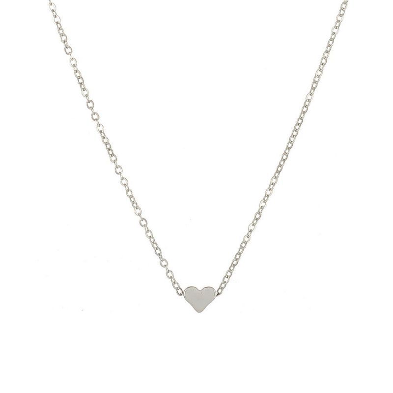 Peach Heart Love Necklace