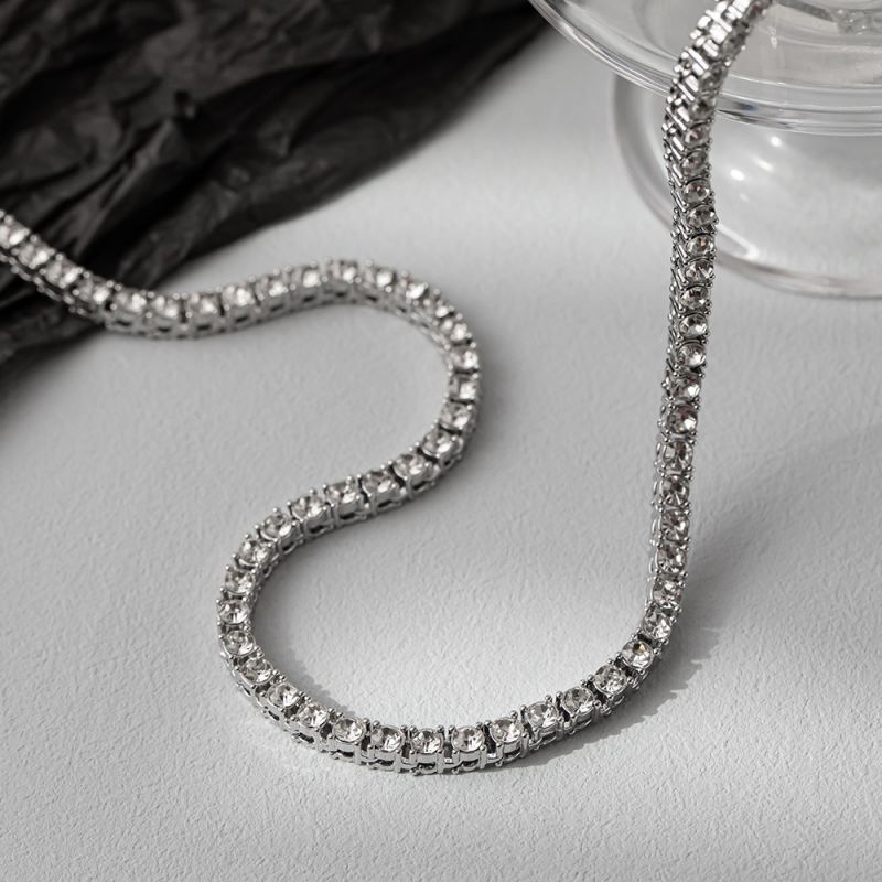 Diamond Tennis Elegance Clavicle Chain