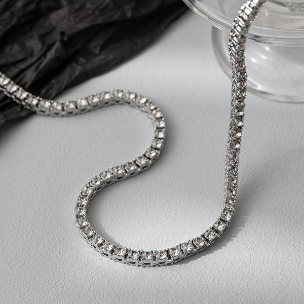 Diamond Tennis Elegance Clavicle Chain