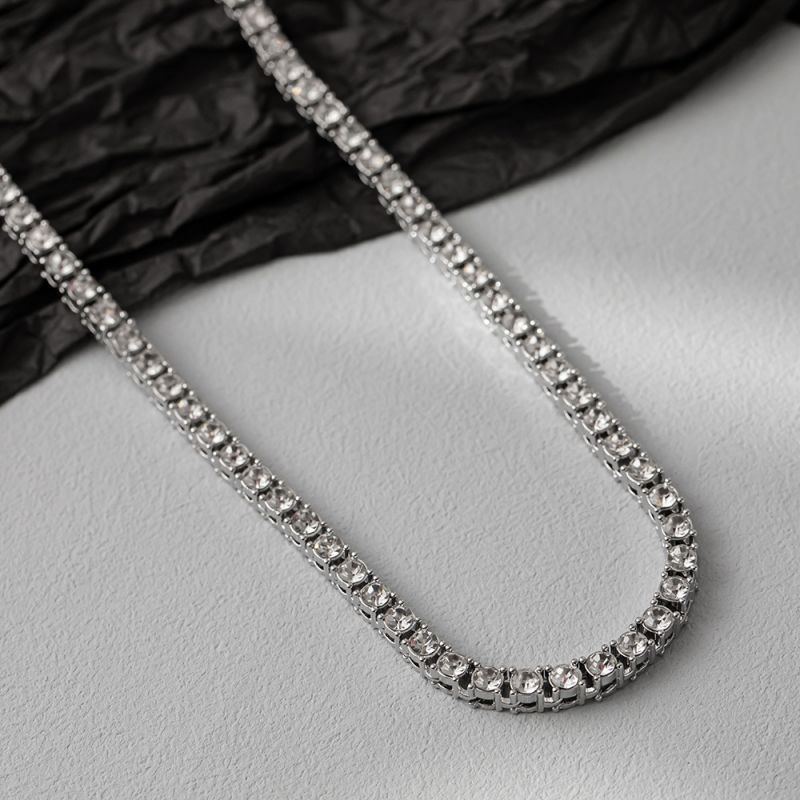 Diamond Tennis Elegance Clavicle Chain